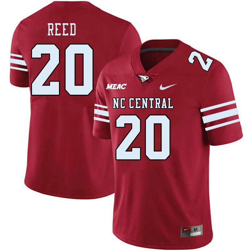 Men-Youth #20 Malcolm Reed North Carolina Central Eagles 2023 College Football Jerseys Stitched Sale